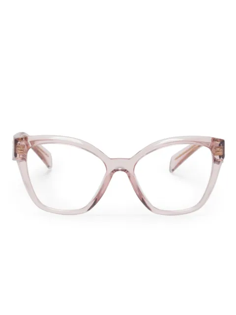 Prada Eyewear cat-eye-frame glasses Pink PR20ZV