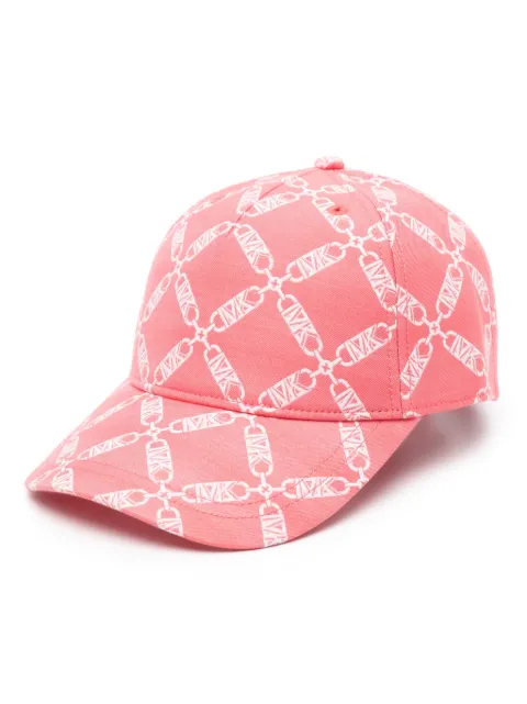 Michael Kors logo-jacquard twill cap Pink MS40036E0V