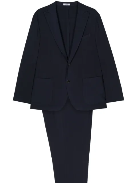 Boglioli single-breasted wool suit Blue N63L2JSB3448