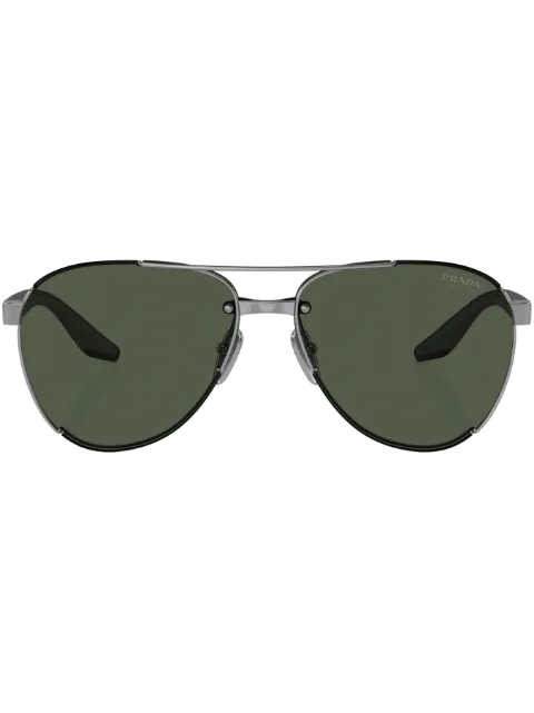 Prada Eyewear Linea Rossa sunglasses Silver SPS51Y5AV50F