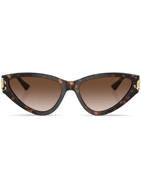 Jimmy Choo Eyewear cat-eye sunglasses Brown JC5019500213