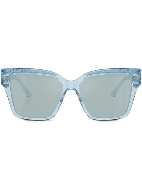 Jimmy Choo Eyewear Giava glitter sunglasses Blue JC500350387C