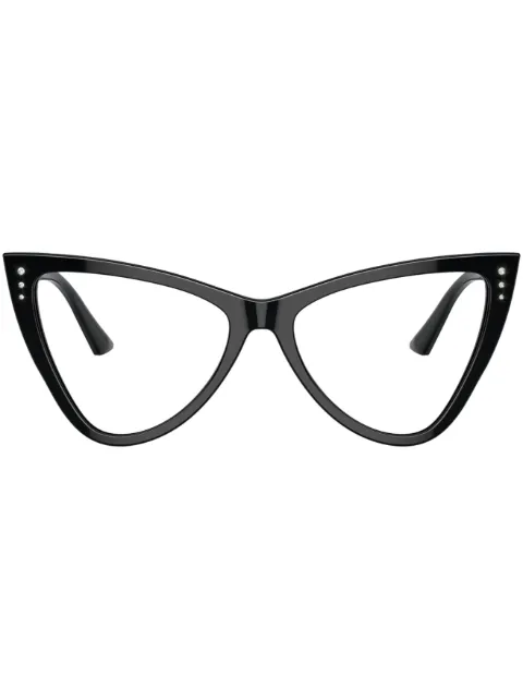 Jimmy Choo Eyewear cat-eye frame glasses Black JC3004B5000