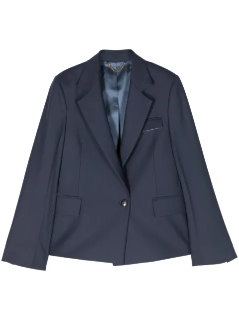 Victoria Beckham single-breasted blazer Blue 1224WJK005381A