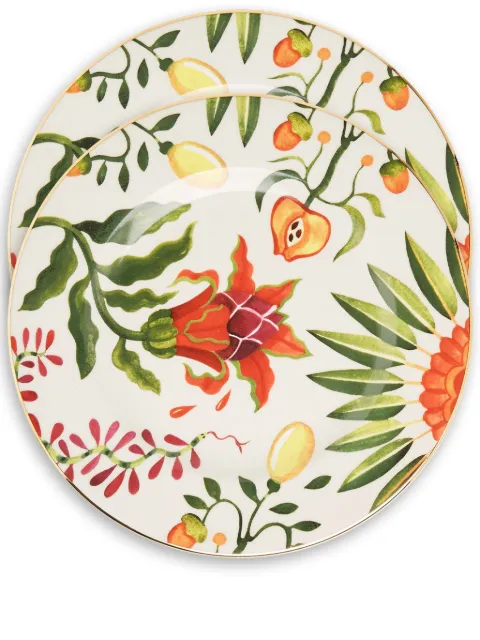 La DoubleJ Eden dinner plates (set of two) White DIN0002CER001HLE08MU01