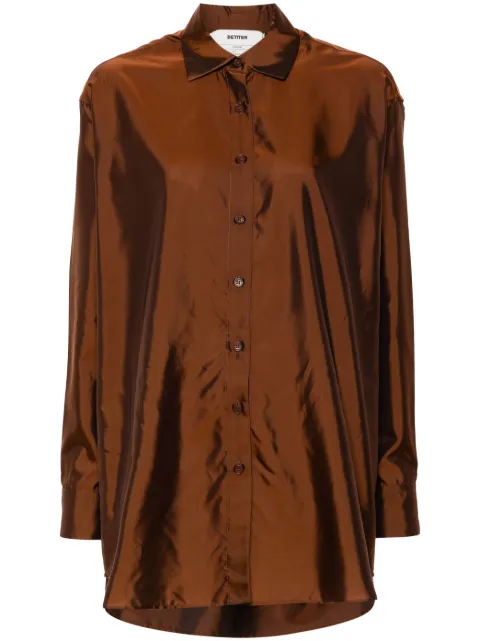 BETTTER x Zegna loose shirt Brown SH00001BZ