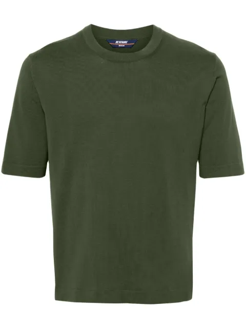 K-Way crew-neck cotton jumper Green K4126SW