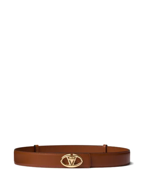 Valentino Garavani 30mm VLogo The Bold Edition belt Brown WT0SL3FZC
