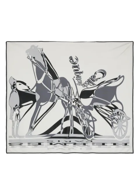 Hermès Pre-Owned 2020s Caleche Elastique scarf Black HER600VM