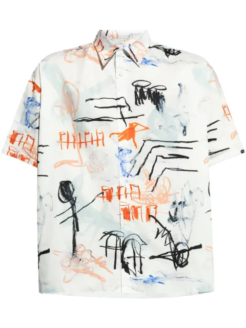 Études Studio x Julian Farade Illusion cotton shirt White E24MC300A005P1
