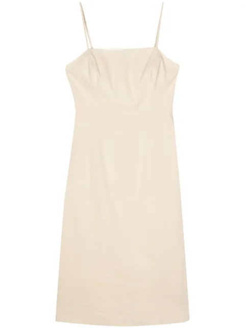 Theory sleeveless A-line midi dress Neutrals O0303605