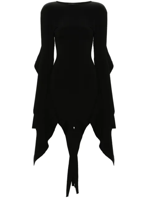 Mugler asymmetric mini dress Black 24S2RO15831112
