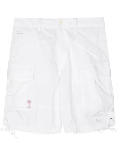 Undercover multi-pockets drawstring hem shorts White UC1D4513