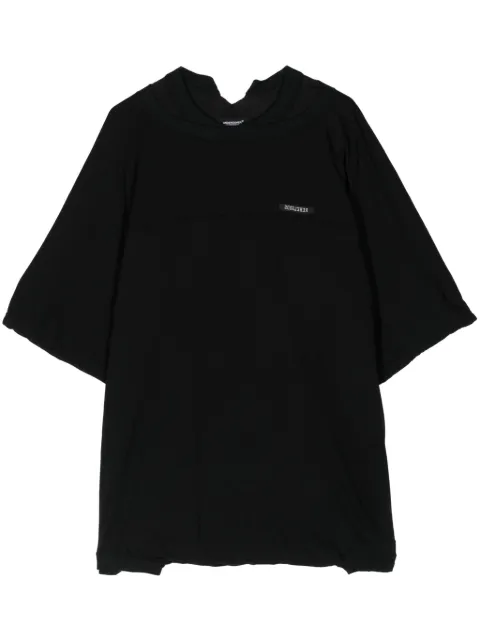Undercover logo-appliqué cotton T-shirt Black UC1D4801