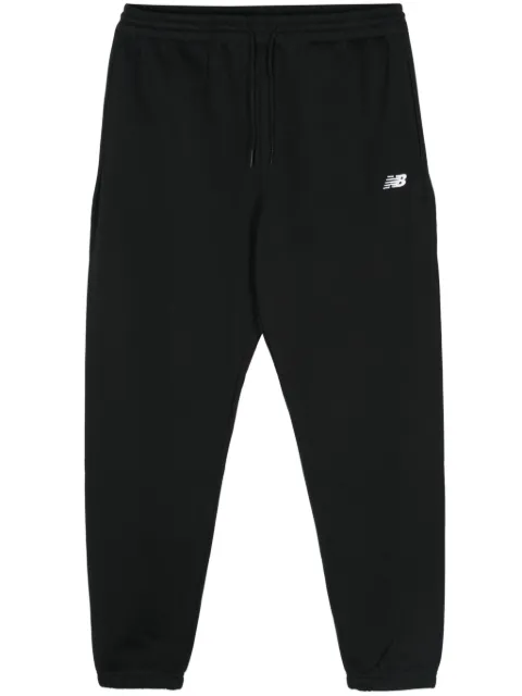 New Balance embroidered-logo jersey track pants Black MP41519BK