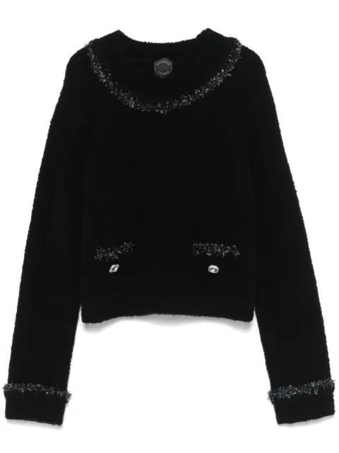 Huishan Zhang Bethany sweater Black HAW240504