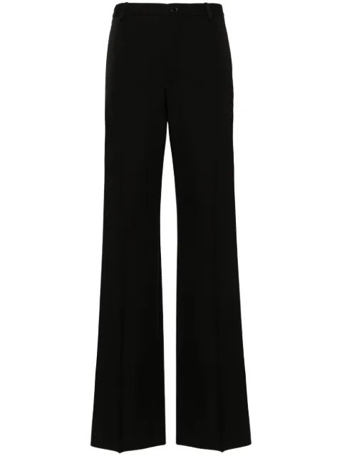 Balenciaga straight-leg tailored wool trousers Black 791100TNT39