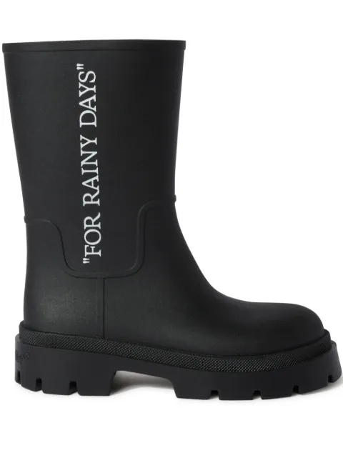 Off-White Reboot rain boots Black OWIE049C99MAT0011001
