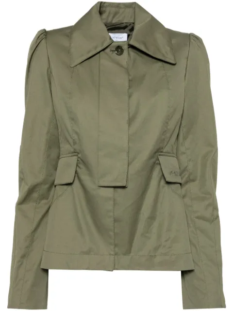 Off-White Co Cargo jacket Green OWEF118F24FAB0015858