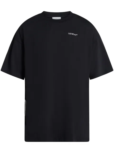Off-White 3D logo-print T-shirt Black OMAA161F24JER0051001