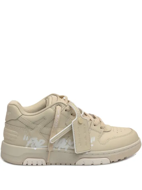 Off-White Out Of Office leather sneakers Neutrals OWIA259F24LEA0066101