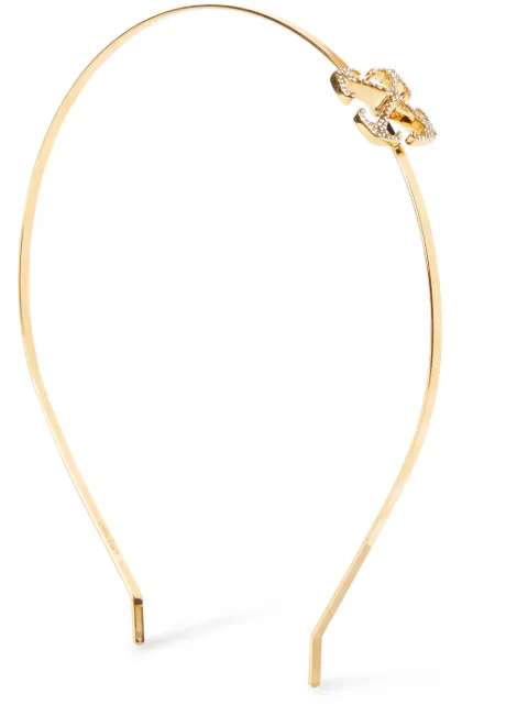 Off-White Arrow headband Gold OWOE001F24MET0017672