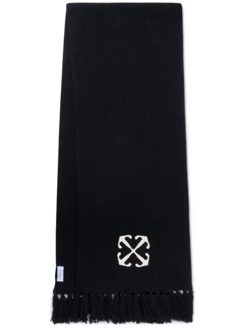 Off-White Arrow scarf Black OMMA043C99KNI0011001