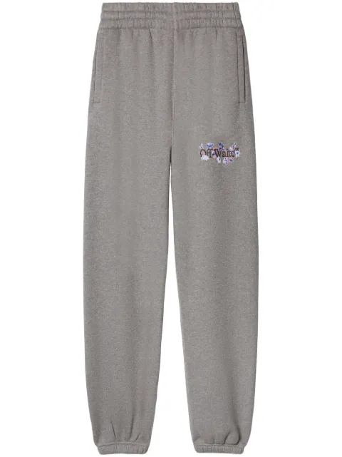 Off-White logo-print track pants Grey OWCH006F24FLE0010784