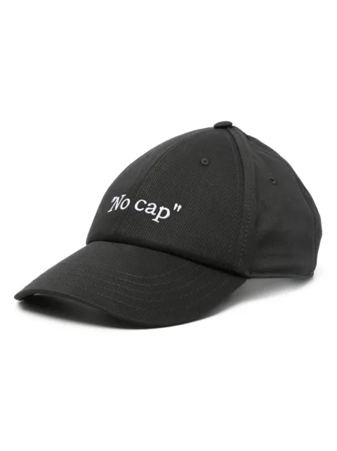 Off-White No Cap baseball cap Black OMLB069F24FAB00E1001