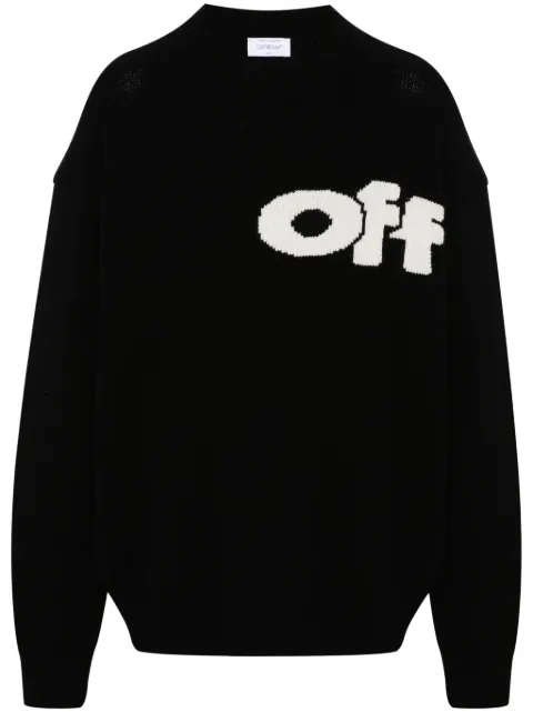 Off-White Shared Logo sweater Black OMHE198F24KNI001100A