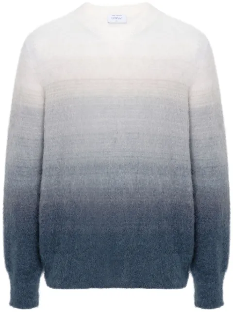 Off-White Arrows ombré brushed jumper Grey OMHE170F24KNI0010610
