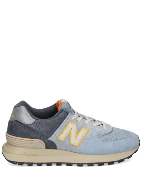 New Balance 574 panelled lace-up sneakers Blue U574LGYE