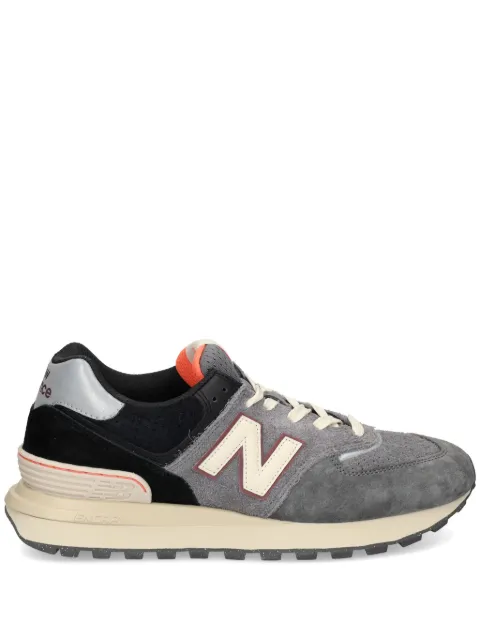 New Balance 574 panelled lace-up sneakers Grey U574LGGE