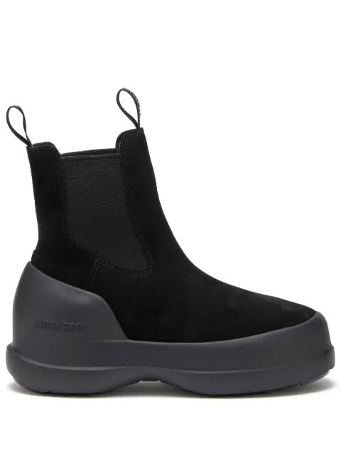 Moon Boot Luna logo-print boots Black 80D2480050