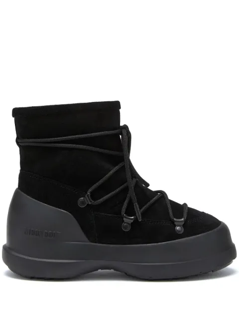 Moon Boot Luna black suede boots Black 80D2480030