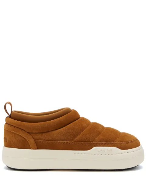 Moon Boot Park logo-print sneakers Brown 80D2470020