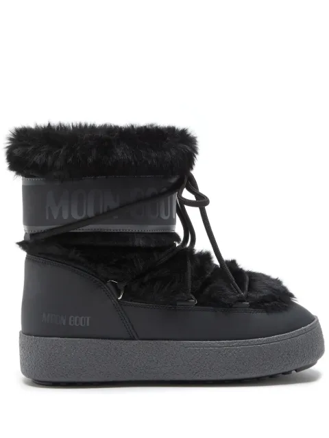 Moon Boot Ltrack low faux-fur boots Black 80D2450130