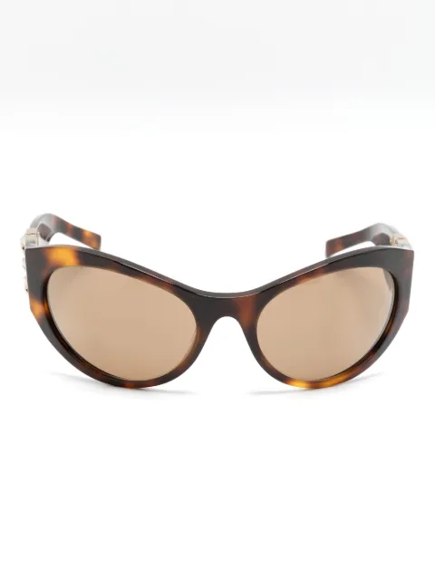 Givenchy Eyewear 4G-motif oversize-frame sunglasses Brown GV40073I