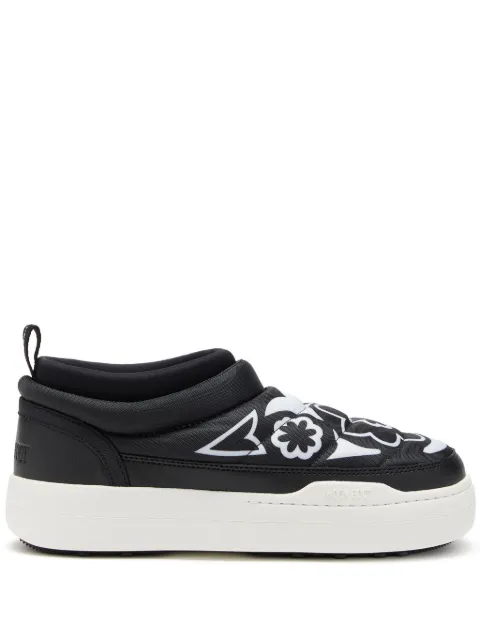 Moon Boot Park Soft Flower slip-on sneakers Black 80D2470030