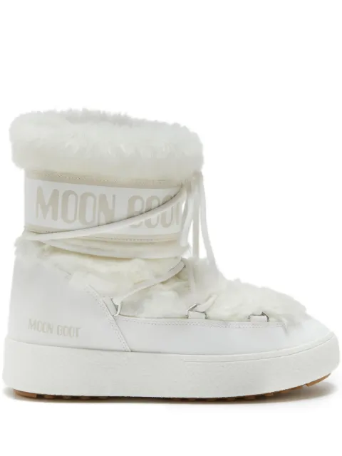 Moon Boot Ltrack low faux-fur boots White 80D2450130