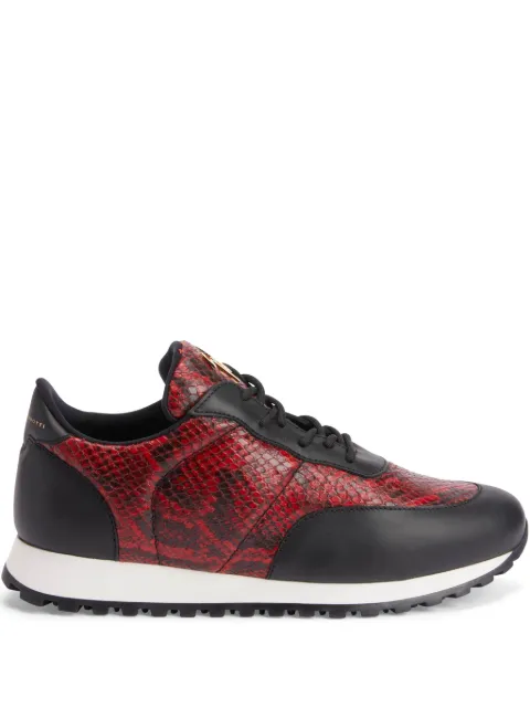 Giuseppe Zanotti Jimi Running lace-up low-top sneakers Black IU10057K66
