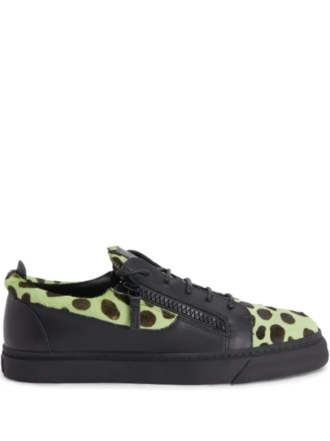 Giuseppe Zanotti Frankie double-zip low-top sneakers Black RU00129K49