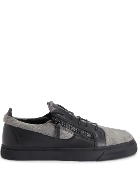 Giuseppe Zanotti Frankie double-zip low-top sneakers Grey RU00129K40