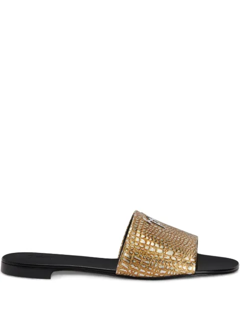 Giuseppe Zanotti Shirley leather sandals Brown I000080K22