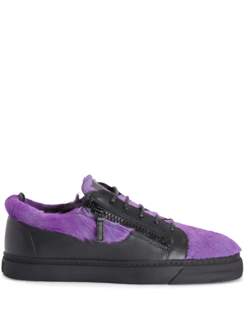 Giuseppe Zanotti Frankie double-zip low-top sneakers Black RU00129K57