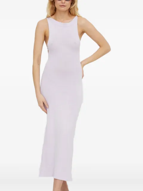 ALOHAS open-back midi dress Purple K000019