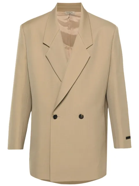 Fear Of God California double-breasted blazer Neutrals FG8603951HWT260