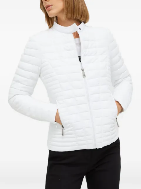 GUESS USA quilted zip jacket White W2YL1IW6NW2