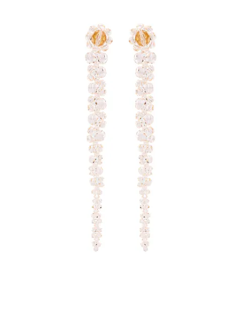 Simone Rocha beaded drop earrings Pink ERG120903