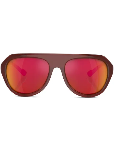 Ferrari oval-frame sunglasses Brown FH2002QU5024D